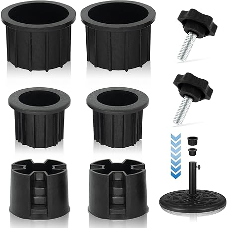 8 Pieces Patio Umbrella Base Stand Accessories