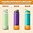 Alwenid 2PCS Silicone Water Bottle Boot for Owala 24 Oz, Anti-Slip Protective Sleeve Bottom Bumper Protector for FreeSip, Twist, and Flip Stainless Steel Water Bottles (Light Green+Orange)