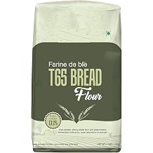 CROV Farine De Ble T65 Bre.ad Flo.ur, 4 LBS 1.8kg - Unbleached & High Protein Flour, All Purpose Bread Flour, Strong Bread Flour