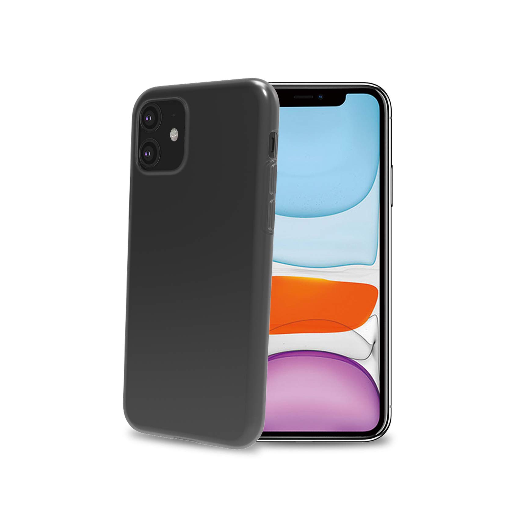 Celly GELSKIN COVER FOR IPHONE 11 PRO MAX BLACK COLOUR