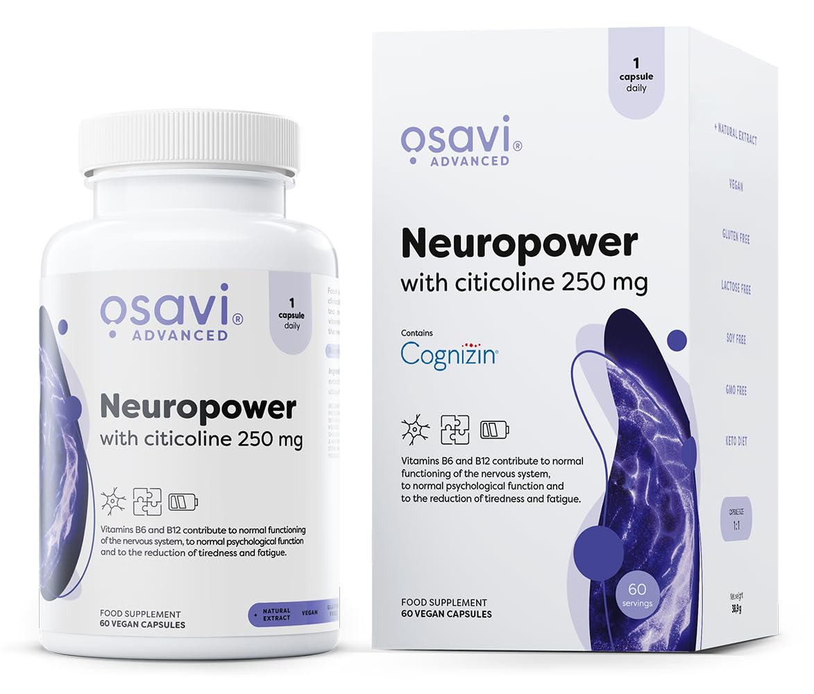 Osavi Neuropower With Citicoline, 250Mg - 60 Vegan Caps
