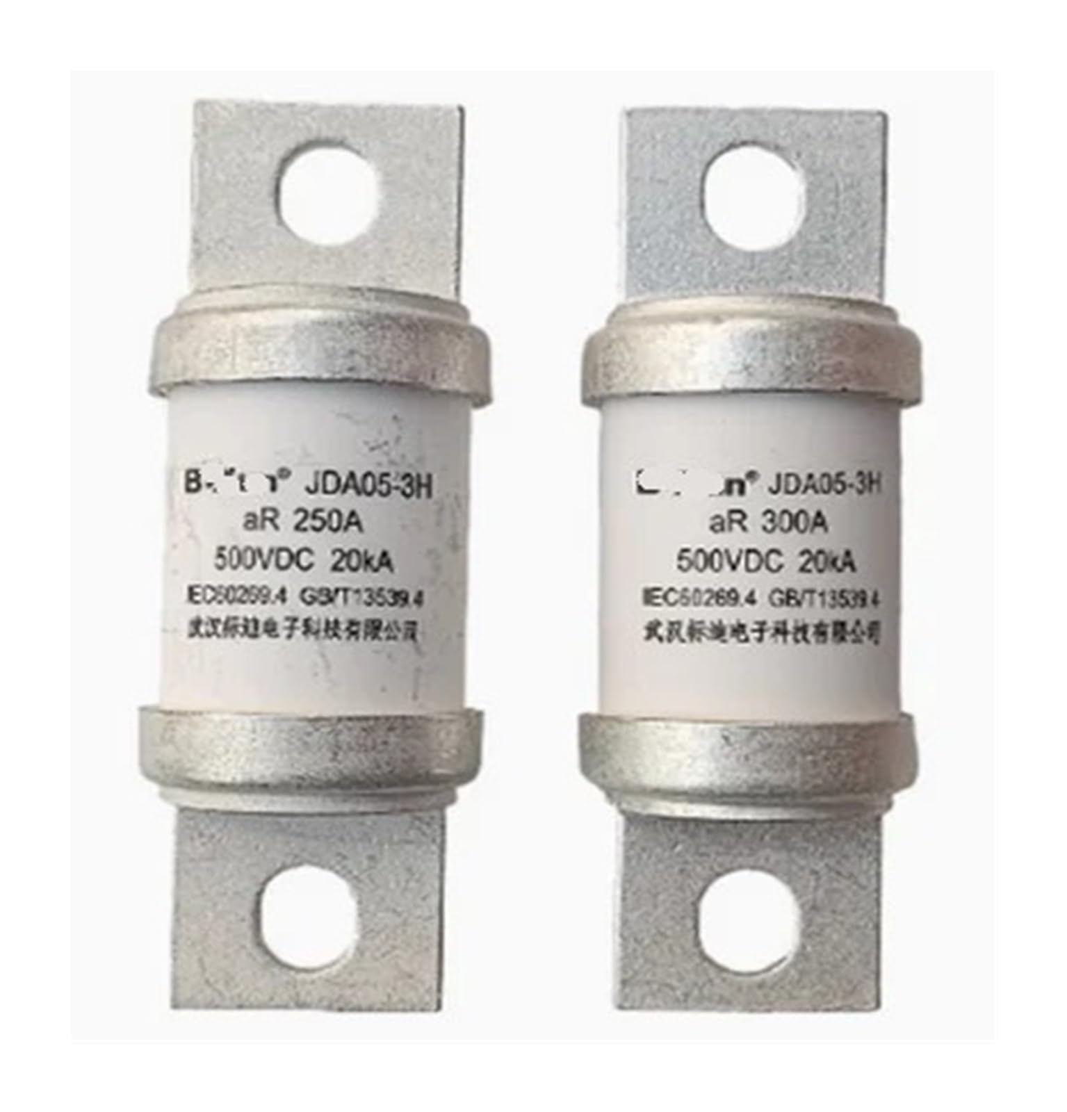 Fusible JDA05-3H 500VDC à haute capacité de coupure pour armoire électrique