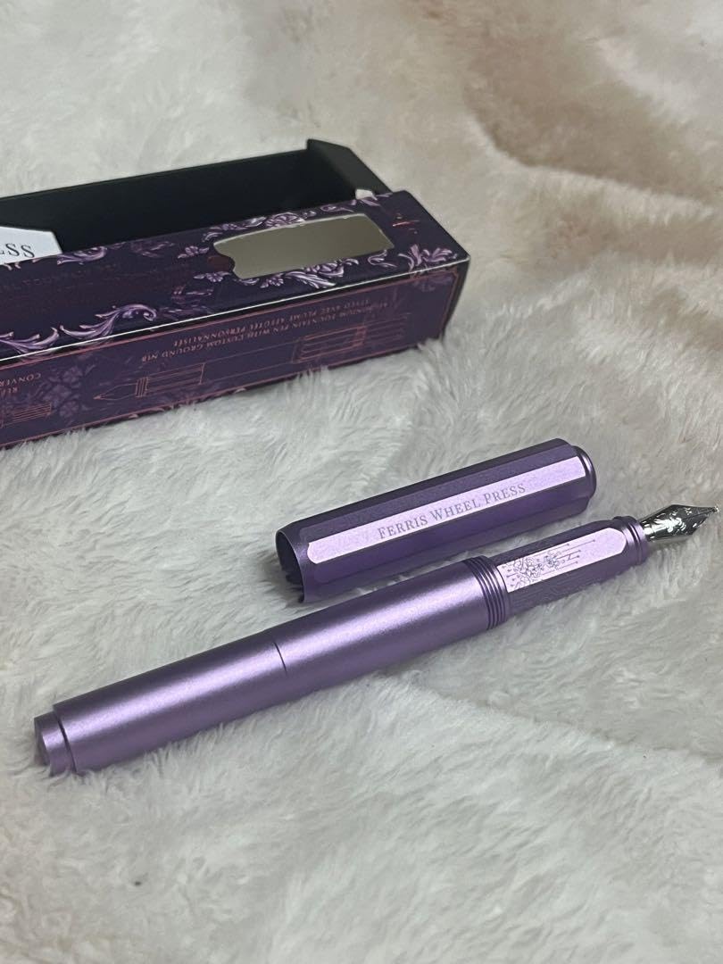 ☆限定 新品未使用 フェリスホイールプレス 万年筆 アルミカルーセル 字幅F☆ 818351002846_1_d5d25fb0-4be4-