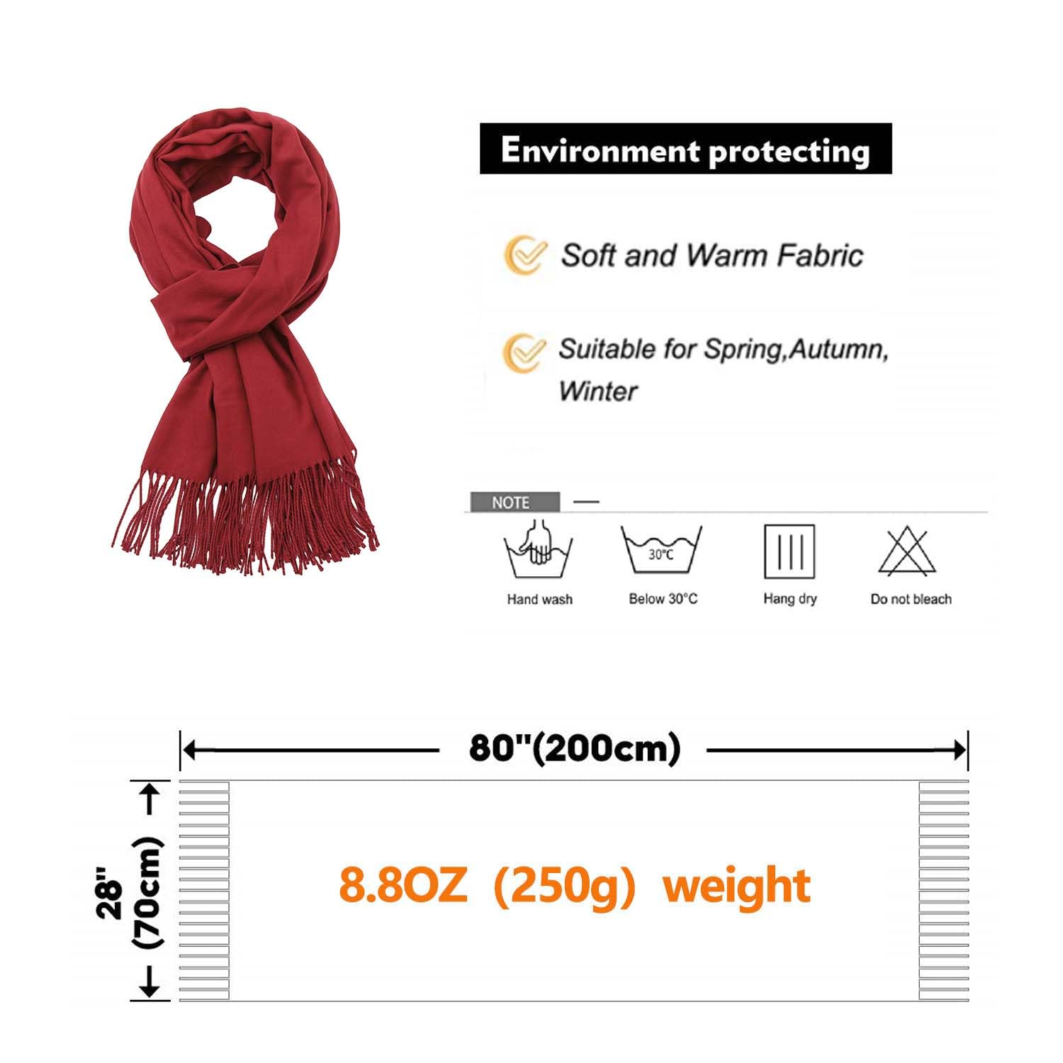 PIOMEYA Sciarpa Stola Donna Invernale Scialle Sciarpe Elegante Cerimonia Foulard Pashmina