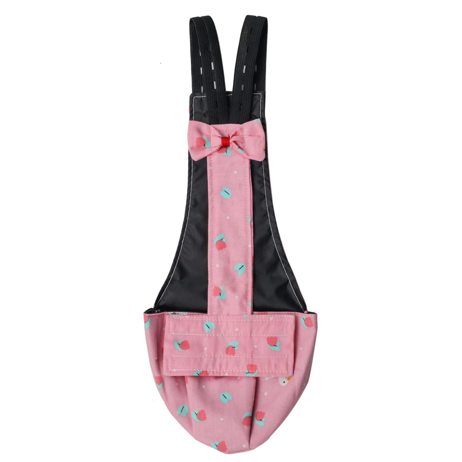 BestParts Adjustable Diaper Waterproof Reusable Diapers, Cloth Diaper Wearable Poultry for Farm Pet Goose, Pet Duck,Pet Chicken, (Pink Swan, L(3.31-8.82pounds), 1, Count)