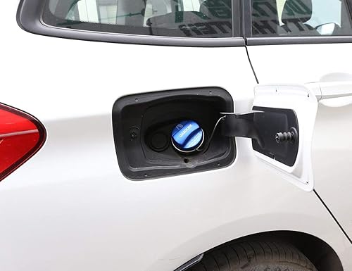 Tapa del tanque de combustible de gas de aleación de aluminio para BMW X1 X2 X3 X4 X5 X6 F10 F15 F16 F25 F26 F30 F34 F35 F48 F47 G30 G38 (azul,