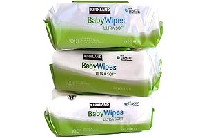 Kirkland Signature Baby Wipes, Ultra-Soft and Hypoallergenic for Sensitive Skin