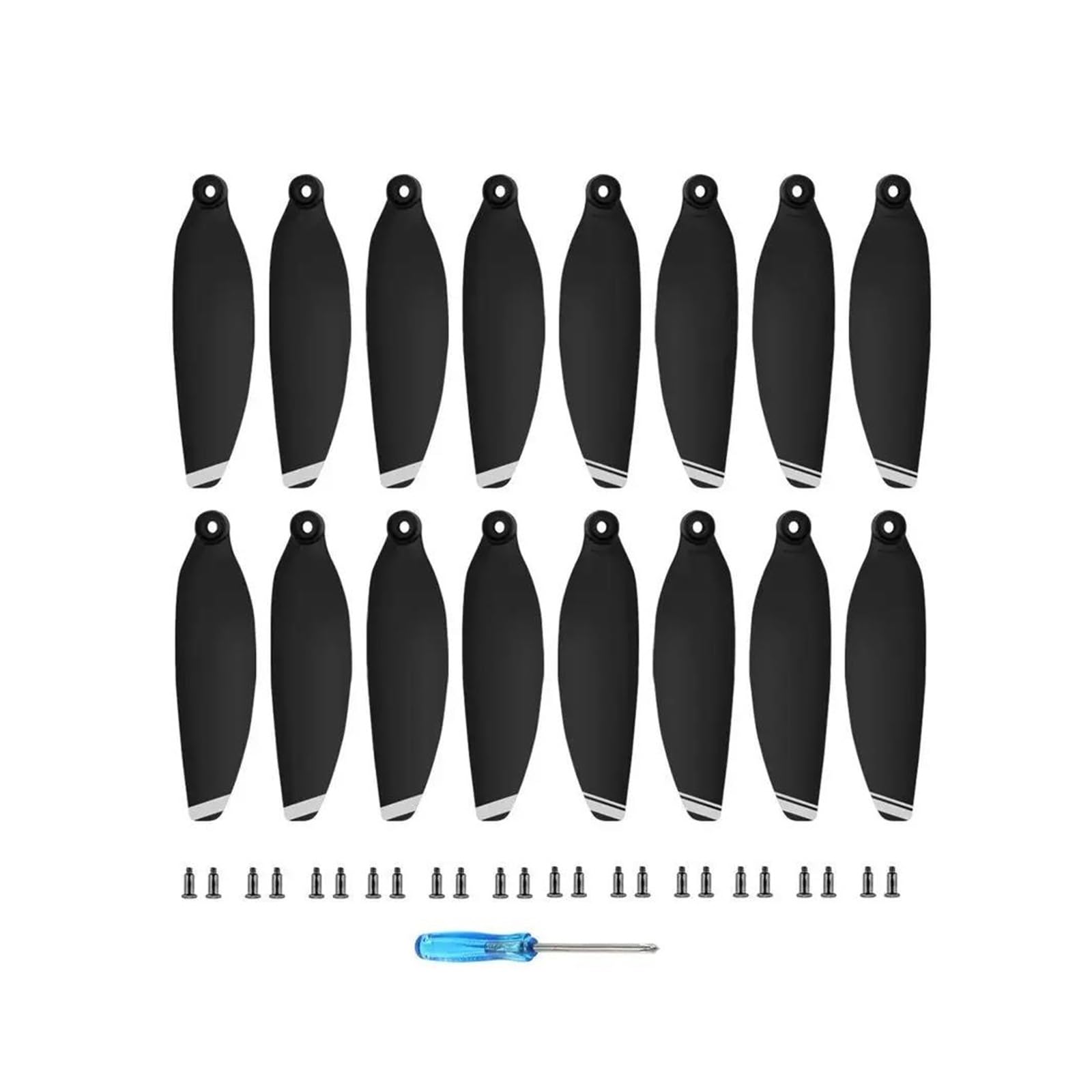 Cpolebev Hélices De Rechange Parrot Bebop 2 – Lot 4 Lames, Noir Et Blanc, Plastique Cpolebev Hélices De Rechange Parrot Bebop 2 – Lot 4 Lames, Noir Et Blanc, Plastique