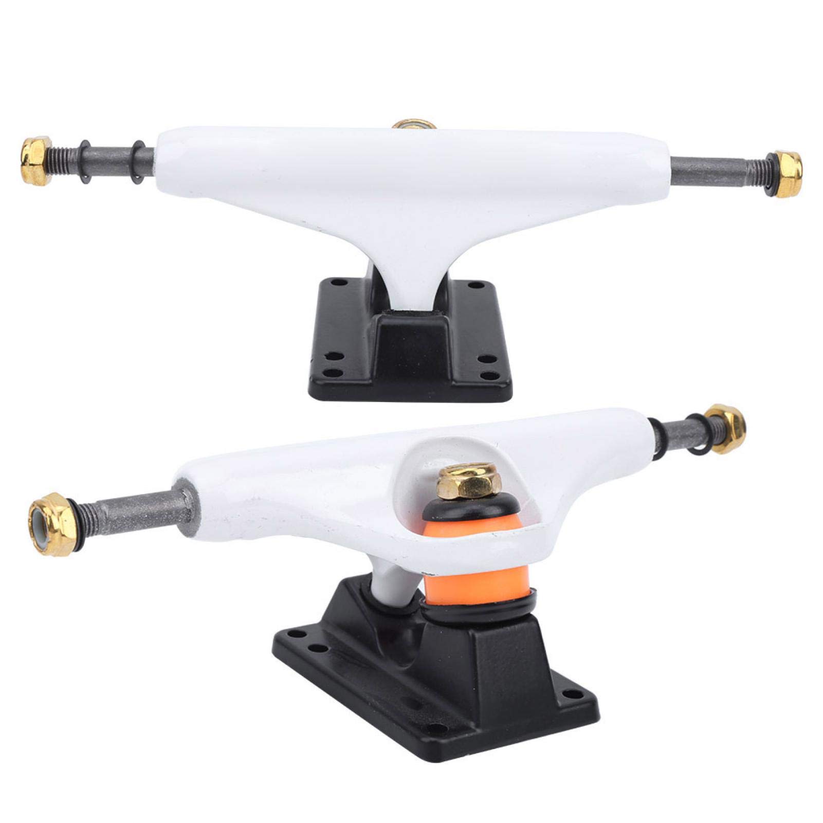Keenso Trucks Skateboard in Alluminio, 2 Pezzi, Leggeri E Robusti, per Skateboarding, Street E Park, Sport Estremo