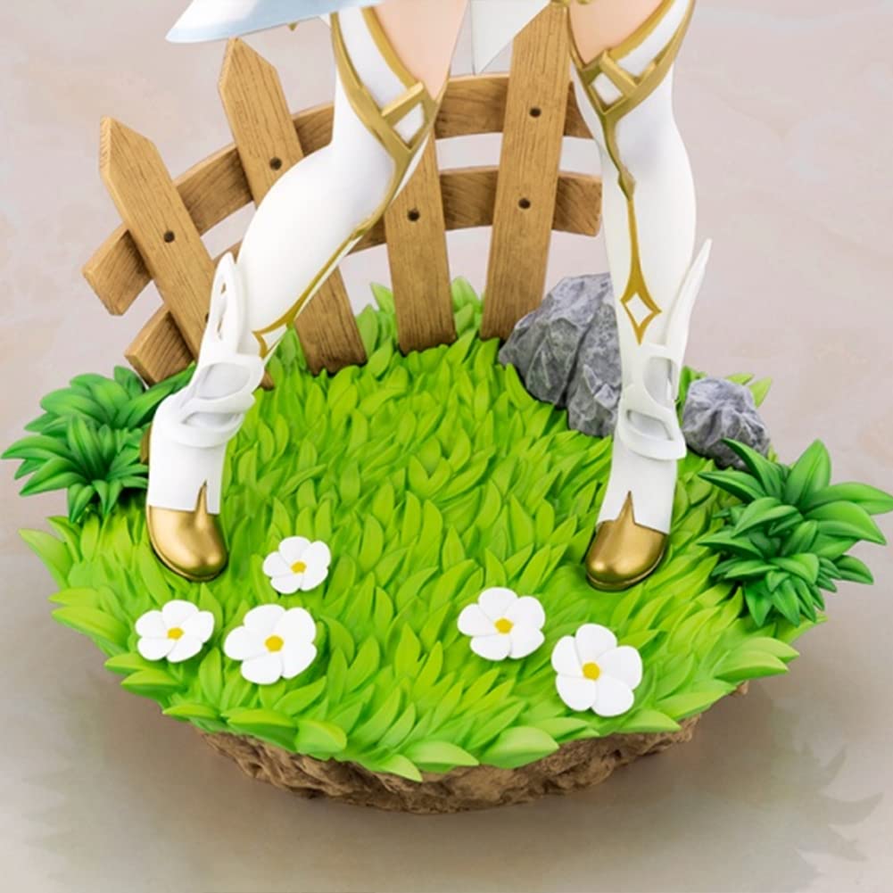 Zhongkaihua 2 figure di Lumine ed etere carini personaggi di gioco action figure giocattolo da tavolo da collezione per fan di giochi anime (20 cm, Lumine e etere