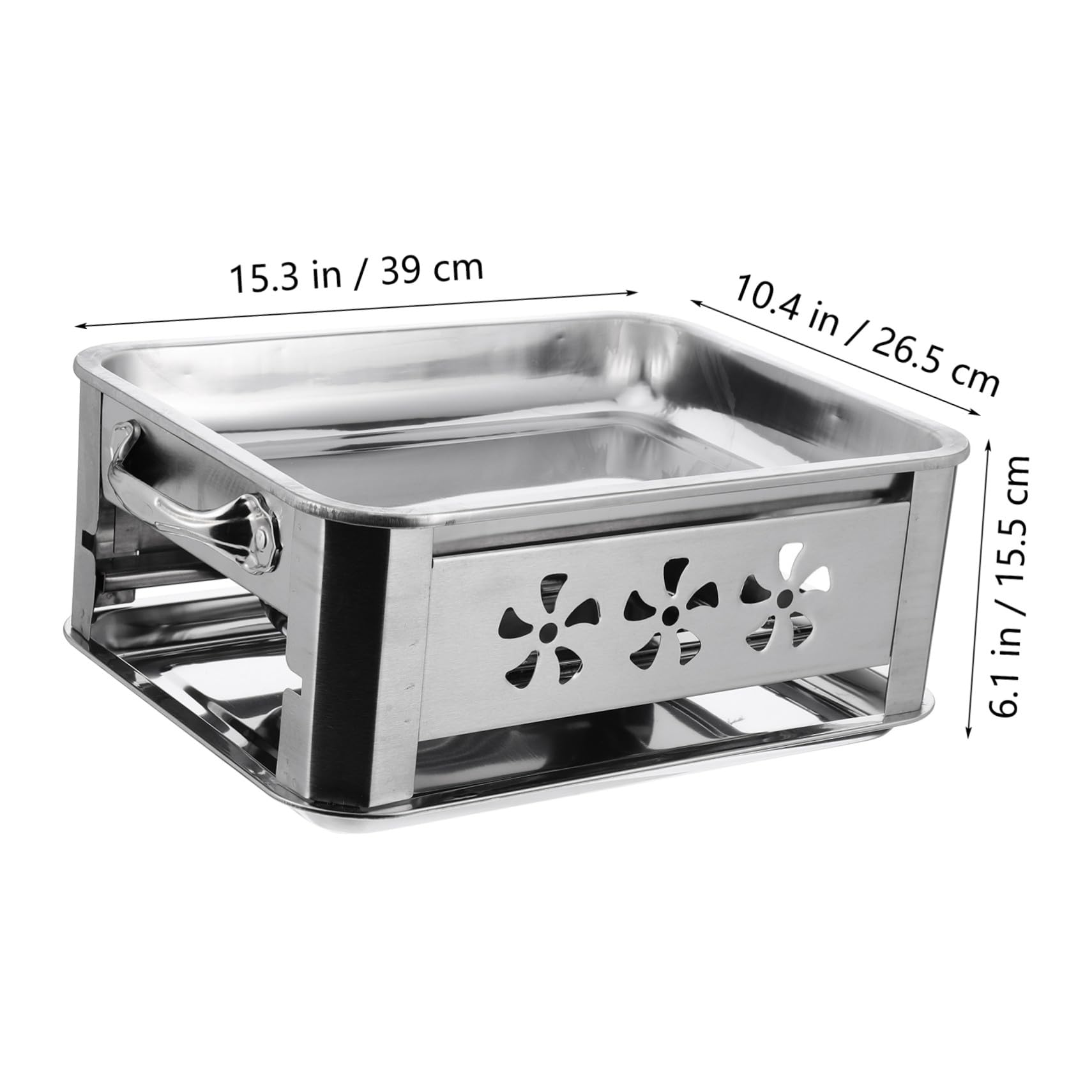 Przenośna kuchenka grillowa ze stali nierdzewnej z rusztem do grillowania pogrubiona na zewnątrz kuchenka kempingowa na piknik Fay gotowanie ryb grillowanie trwały sprzęt do grillowania