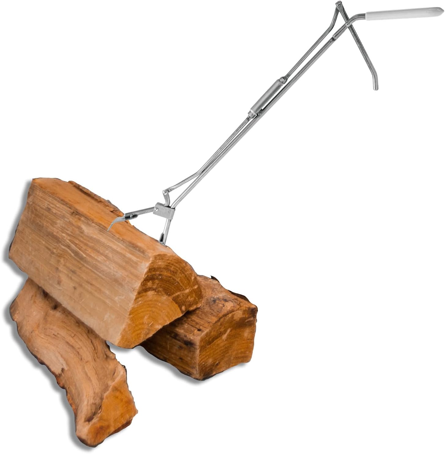 MaKen Firewood Tong – Fire Pit Accessories for Outside, Fire Poker for Fire Pit Outdoor, Fireplace Accessories, Log Grabbers Heavy Duty, Fire Tongs for Fire Pit