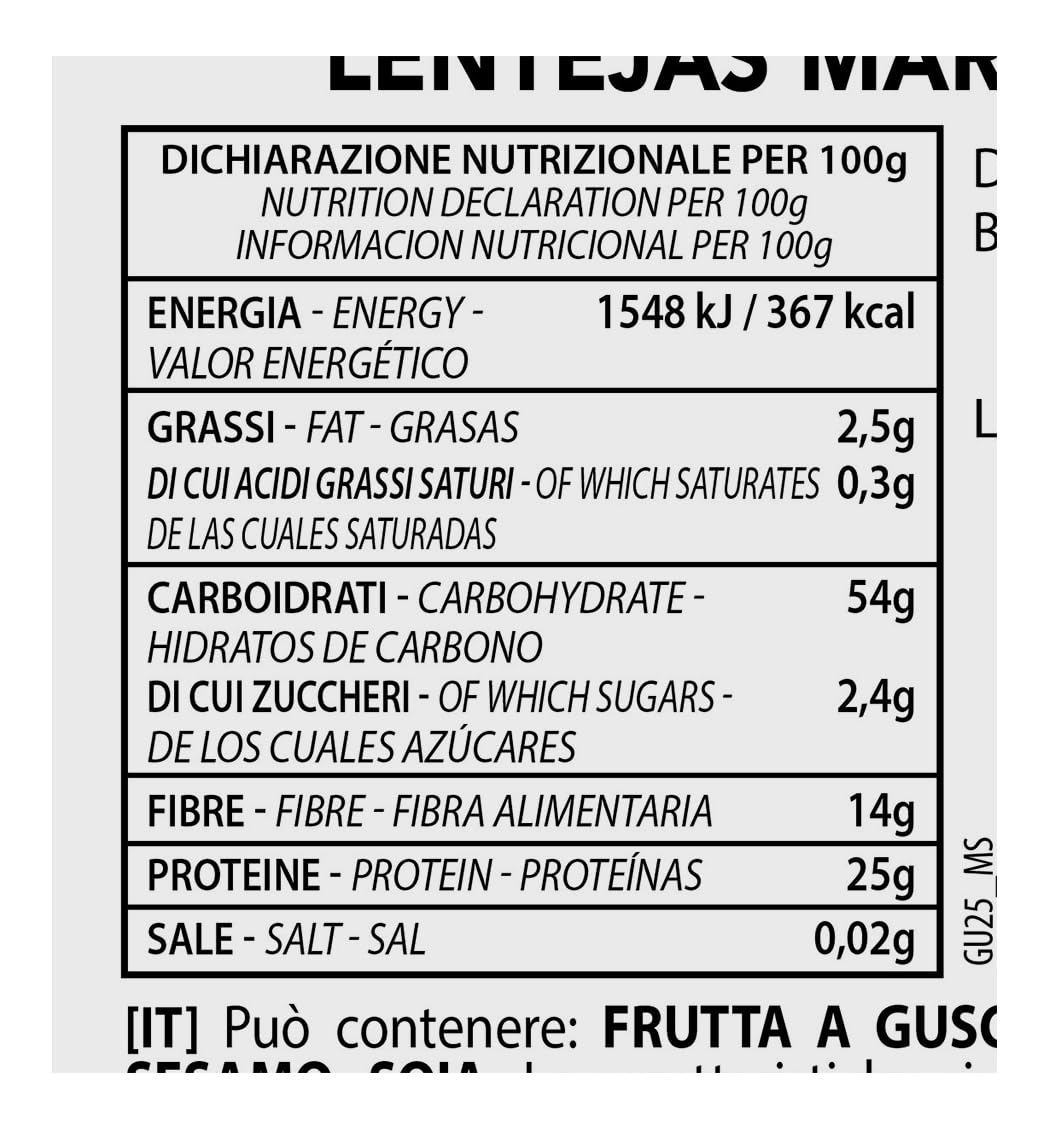 Probios Lenticchie marroni piccole biologiche - Ingrediente vegetale ricco di proteine ​​- Ideale per cucinare, stufati, zuppe, curry e insalate - 5 kg