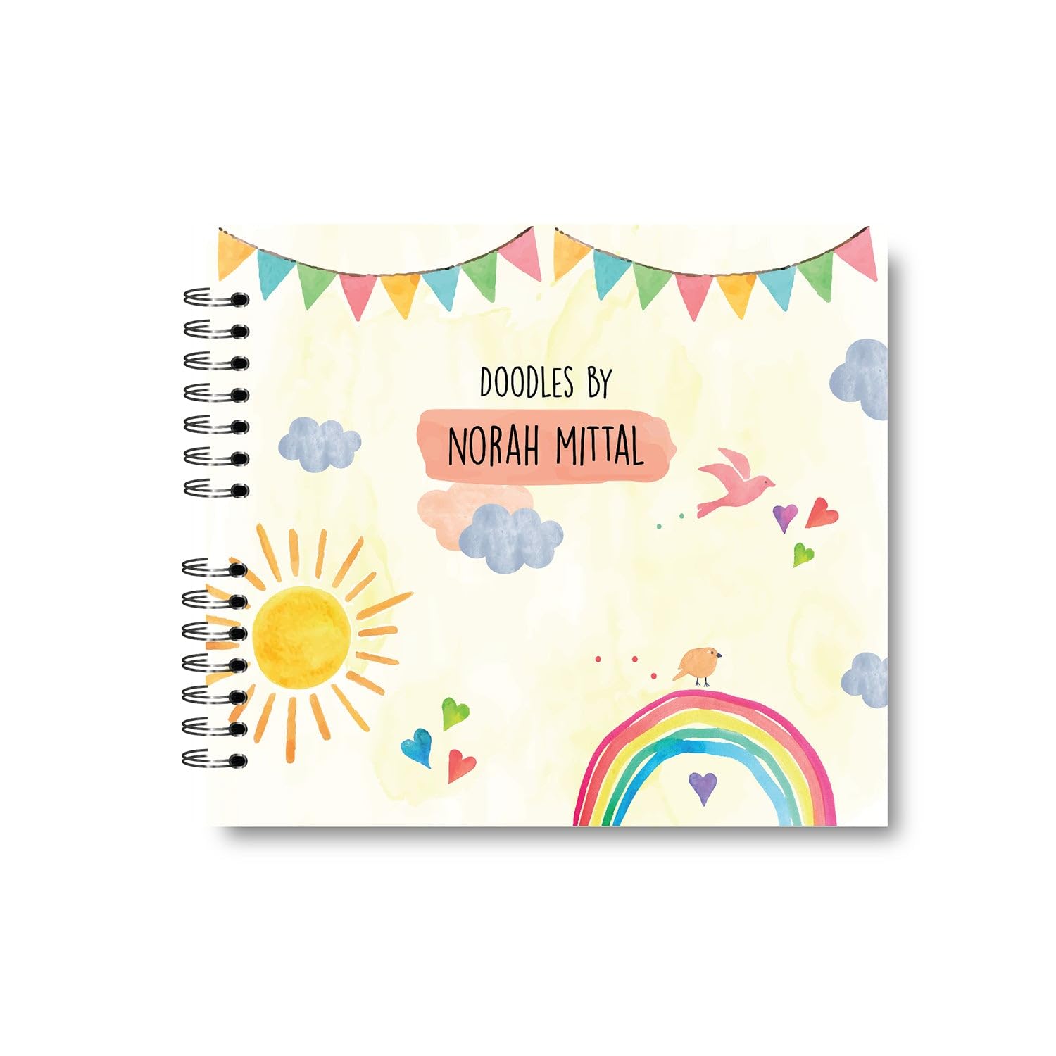 Papercrush A4 Sketchbook - Spiral Book, Doodle Book, Art Book, Blank Pages Sketch Book, Art Class, Doodle Pad Happy Place Design (B0D177ZKCG) Amazon Price History, Amazon Price Tracker