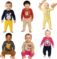 Body Bebê Conjunto Infantil Roupinha de Nenê Kit 2 Peças Body Manga Longa e Mijão Menino e Menina