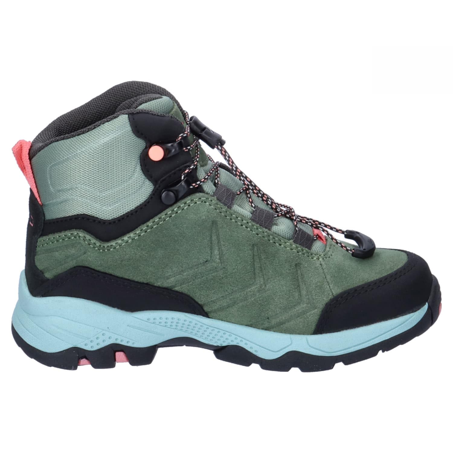 CMP Kids Melnick Mid Trekking Shoes WP, Botas para Senderismo Unisex niños, Green, 30 EU