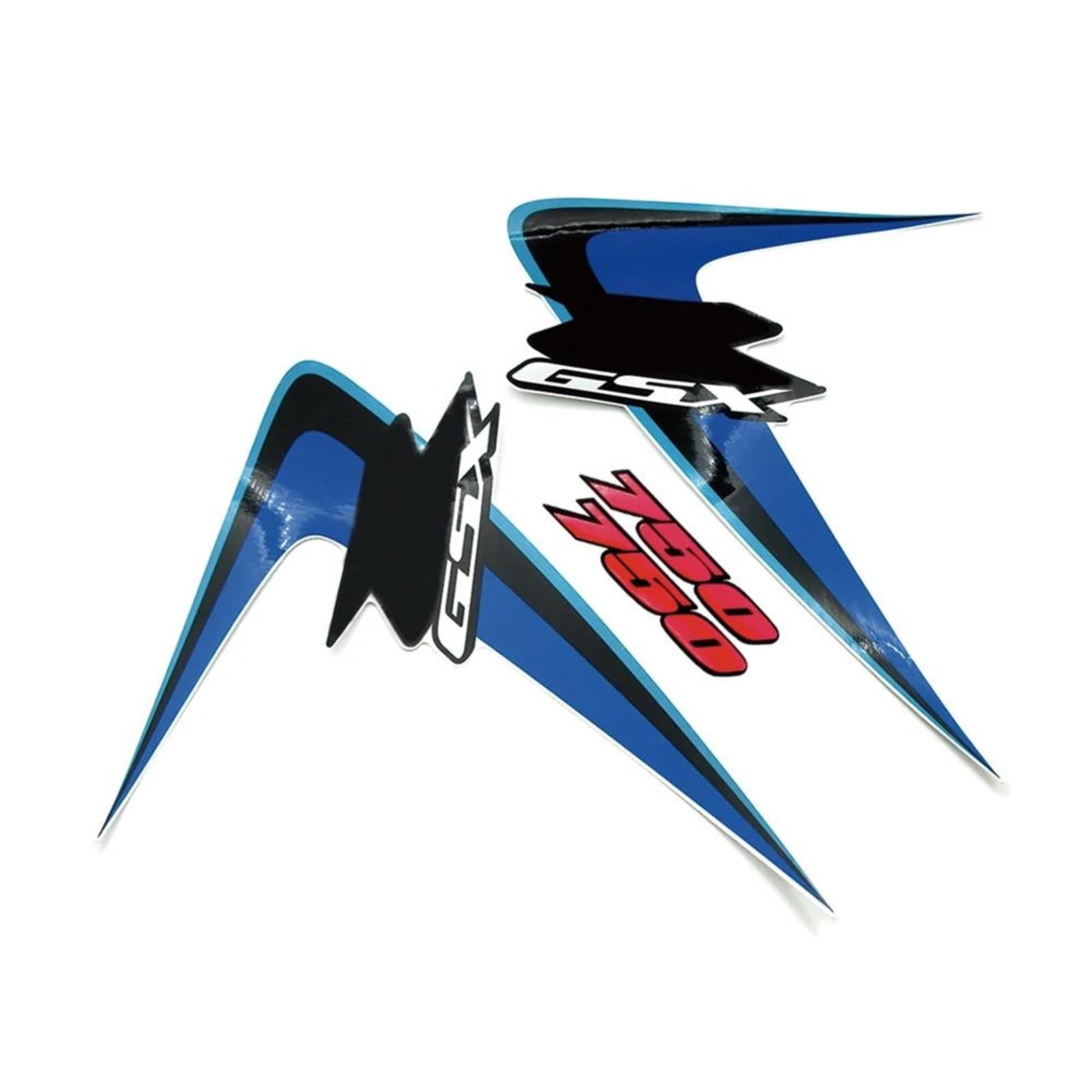 Motorcycle Full Kit Racing Stickers Accessory Fairing Ornamental Decals for Suzuki GSXR600 GSXR750 2006 2007 K6(Style 2)