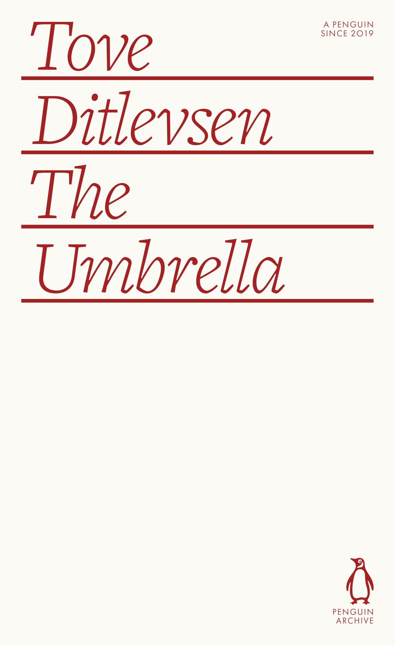 Tove Ditlevsen The Umbrella Paperback Fiction Book
