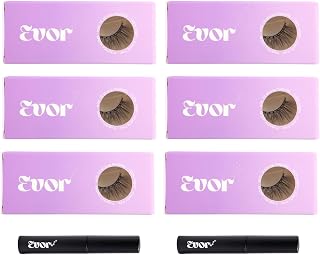 EVOR Magnetic Eyelashes (MyCutie, First Love, Date Night, What The Fluff, Midnight 12, Dolly'Gurl) Combo Set with 3 Magnet... Price In India