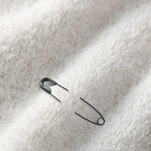 Miniatura 7 de 50 pines de acolchado resistentes de 2.1 pulgadas (2.126 in), pasadores de seguridad grandes tamaño 4, pasadores de costura de metal negro, grandes