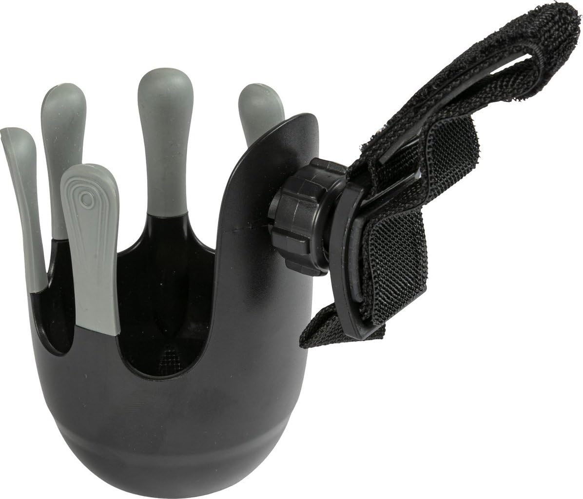 Portabicchiere Da Passeggino Universale Regolabile - Supporto Porta Biberon Con Cinghia In Velcro E Struttura Antiscivolo