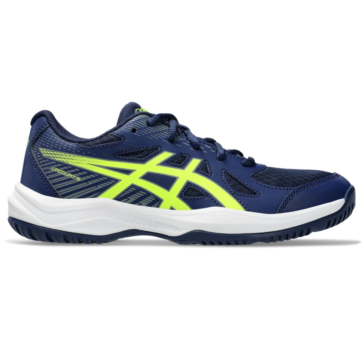 ASICS Upcourt 6 Gs boys Upcourt 6 Gs 36 EU Blue Expanse/Safety Yellow
