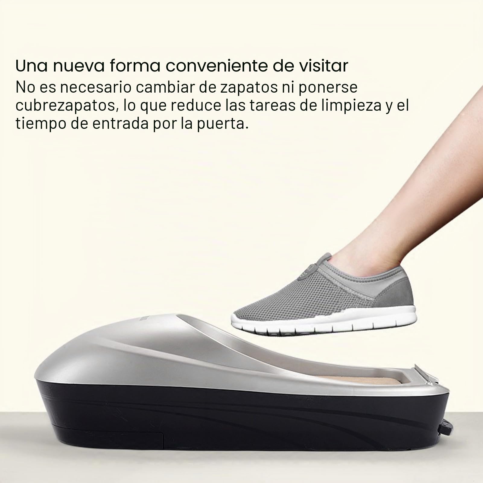 Dispensador Automático de Cubiertas para Zapatos, Máquina Portátil Desechable para Cubiertas de Zapatos, Máquina Automática de Película para Zapatos, para el Hogar, Oficina