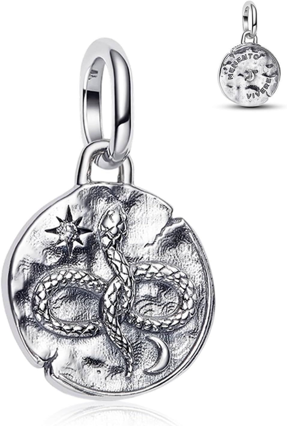 Charms Beads 925 Sterling Silver Christmas Tree Santa Halloween Skull Pumpkin Dangle Pendant with 5A Cubic fits for Charms Bracelets for Woman Girl Mother's Day Christmas Birthday Gift