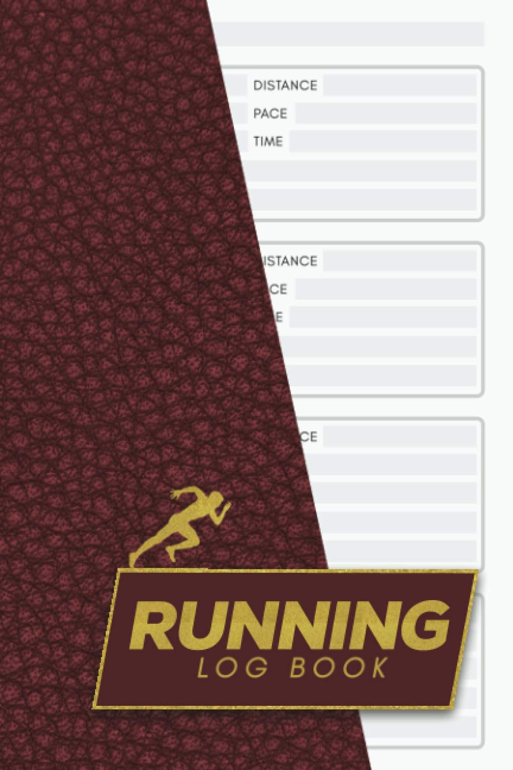 Running Log Book: 52 Weeks/ 1 Year Complete Daily Running Race Track Distance Notebook, Running Journal Log With Calendar (Blank Date/ Week), Runners ... Record Planner For Men, Women, Adults