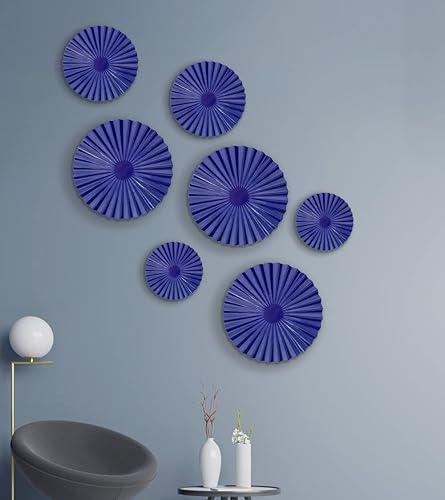 Miniatura 9 de ITrixgan Decoración de pared de metal negro para sala de estar, juego de decoración para colgar en la pared, decoración de pared de TV, decoración