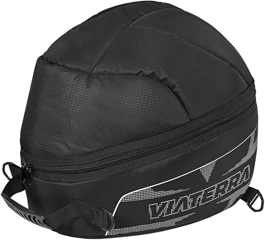 ViaTerra Motorcycle Riding Helmet Bag I Avoid Scratches & Dirt on Helmet Visor I for Safe Carry & Storage of Motorcycle Accessories I Soft Fleece Lined with Foam Padding