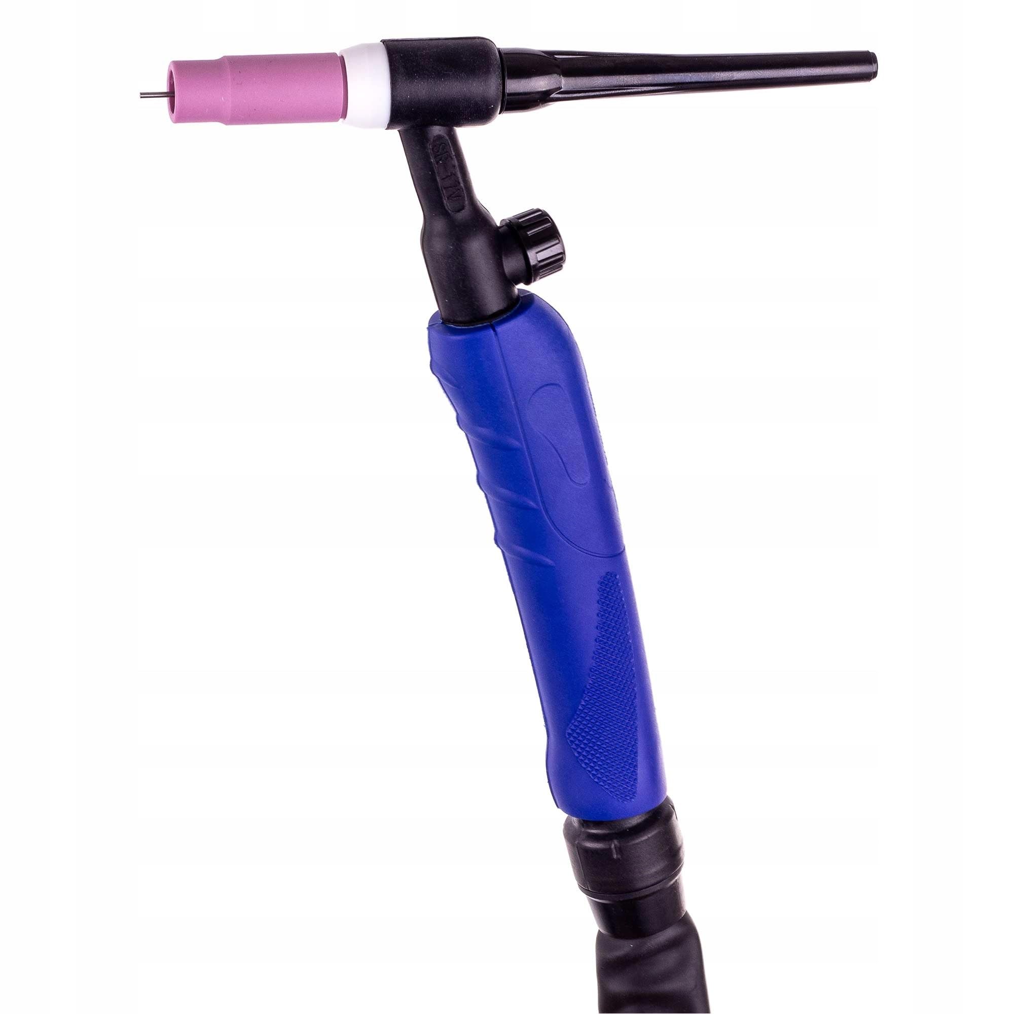 TC TECHNIC – Palnik spawalniczy TIG, pistolet spawalniczy – kompletny zestaw akcesoriów, średnica wtyku 9 mm, złącze typu 21, elastyczny palnik typu FLEX 4 m, z zaworem regulacji gazu