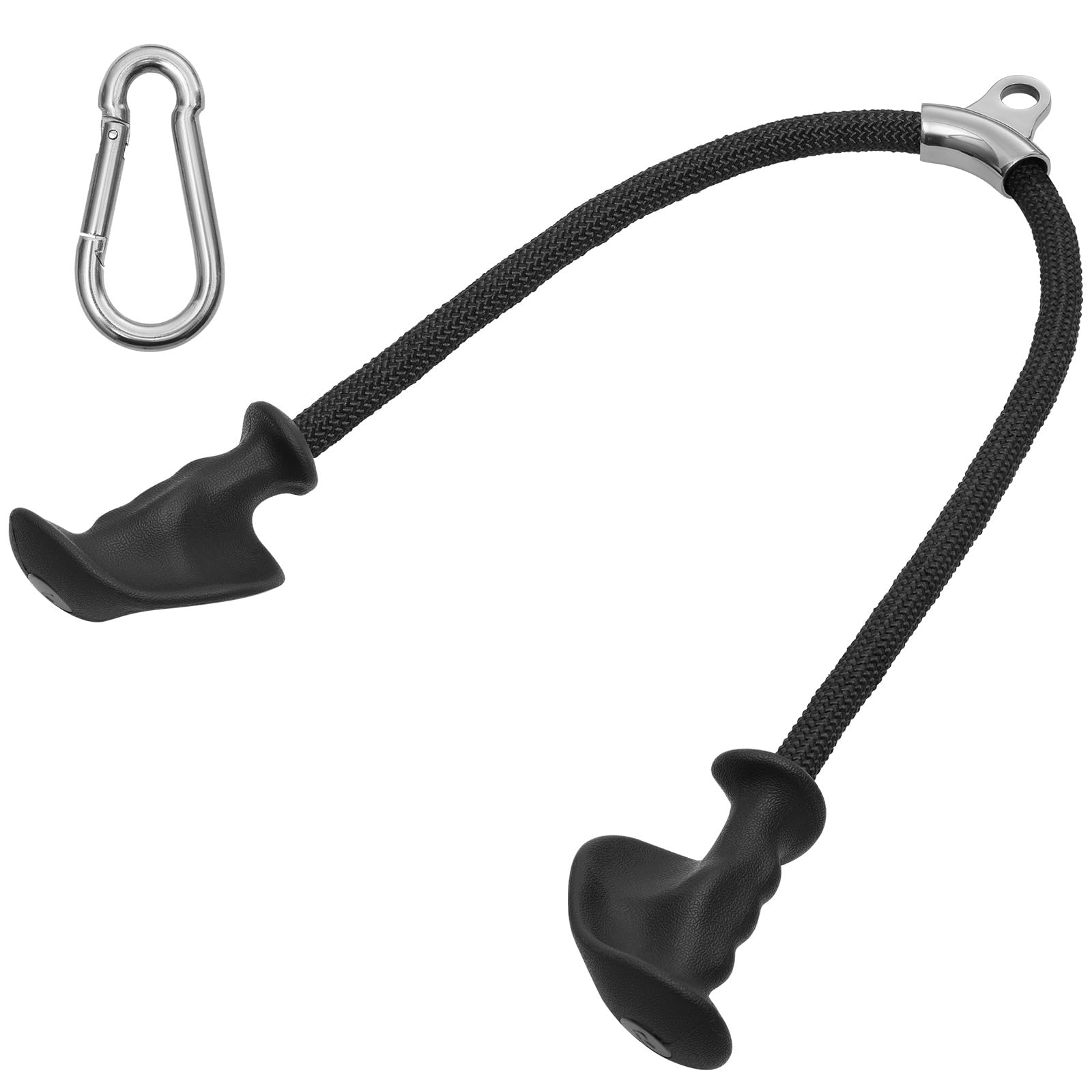 KIKIGOAL Ergonomiczna lina triceps z antypoślizgowymi uchwytami, trener przedramienia, trening siłowy ramion do ćwiczeń tricepsów, loków na biceps, trening mięśni, domowa siłownia
