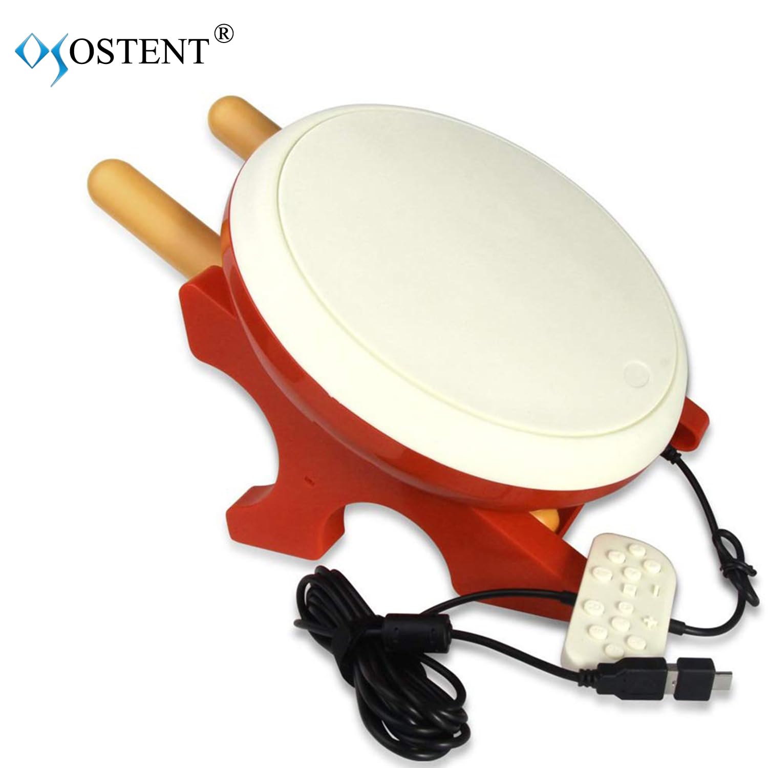 OSTENT Baquetas de Mando de Tambor para Consola Nintendo Switch Taiko No Tatsujin Master Videojuegos