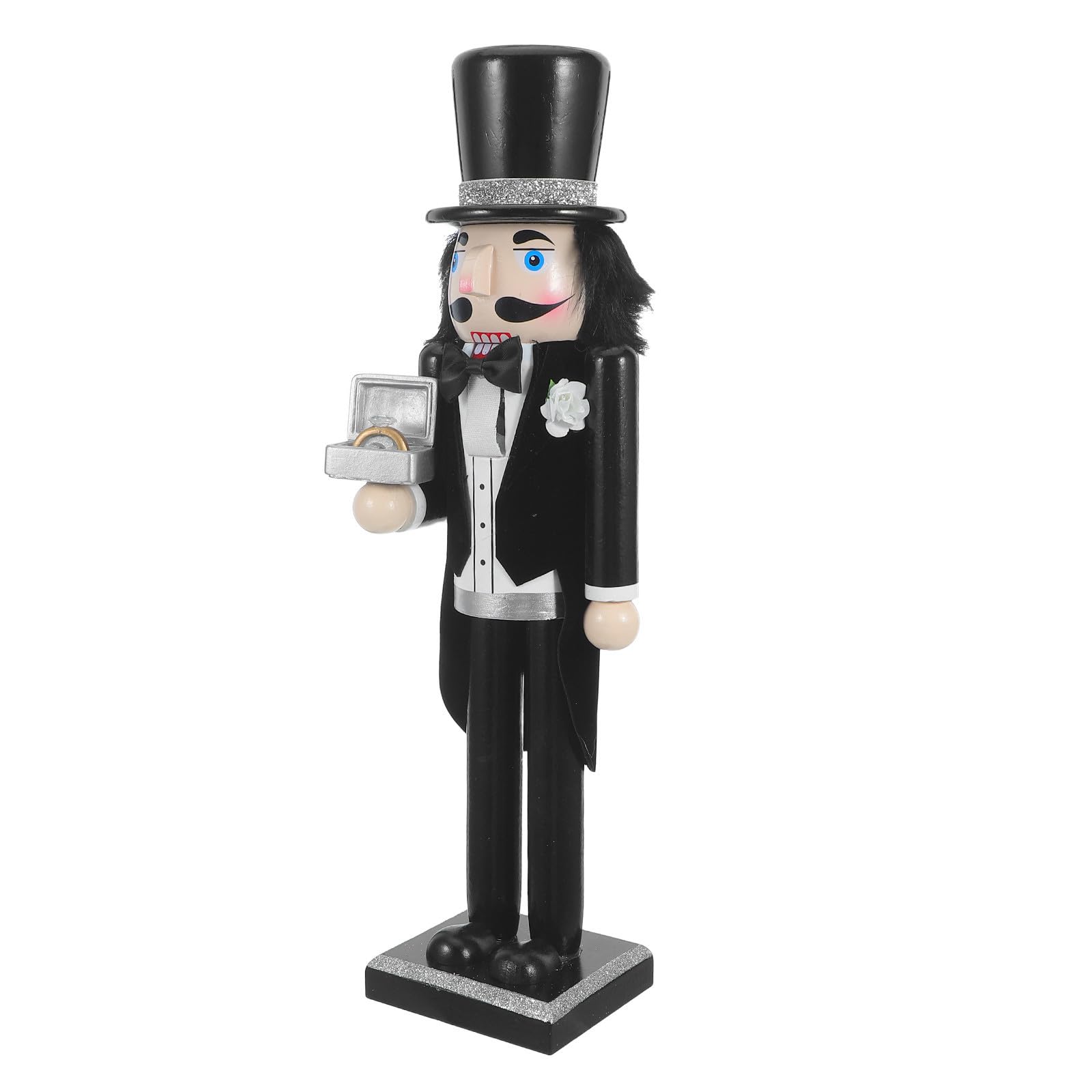 Soldat de casse-noisette figurine en bois élégante à offrir pour un mariage