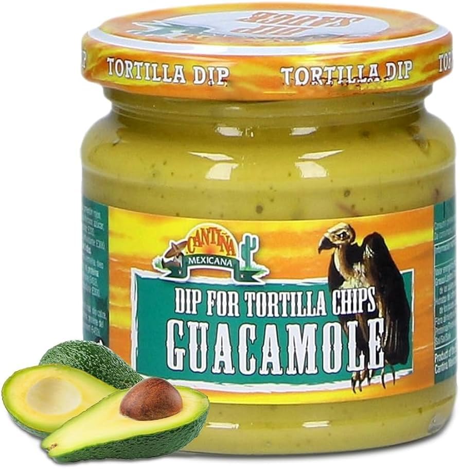 Cantinaa Mexicana Guacamole Tortilla Dip Sauce, Premium Avocado Based, 190g Glass Jar-picture-19