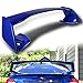 RACING9SPEED Trunk Spoiler Wing Lip Rear Tail Lid kit ABS OE-Style Fit for 2015-2021 Subaru WRX STI, Car Mods Exterior Accessories Replacement Parts Assembly, 2016 2017 2018 2019 2020 (Painted Blue)