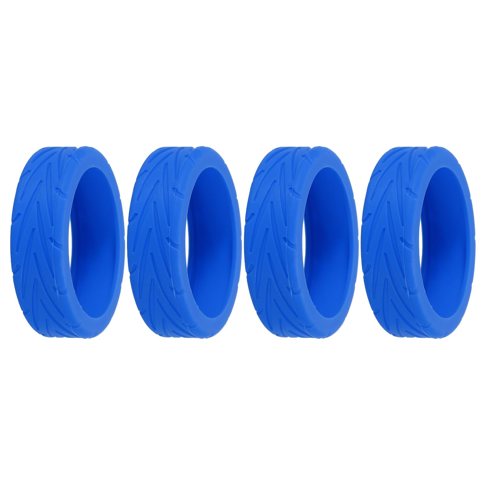 PATIKIL Luggage Wheels Covers, 4Pcs Luggage Wheel Protector Covers Silicone Suitcase Wheel Covers for Suitcase Most 8-Spinner Wheels Caster, Blue