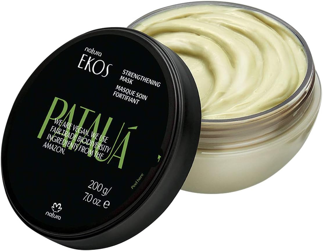 naturaEkos Patauá Anti-Breakage Strengthening Mask 200g For Weakened, Brittle, Damaged and Dry Hair - Vegan, Not Tested On Animals, Unisex, For Weak Hair