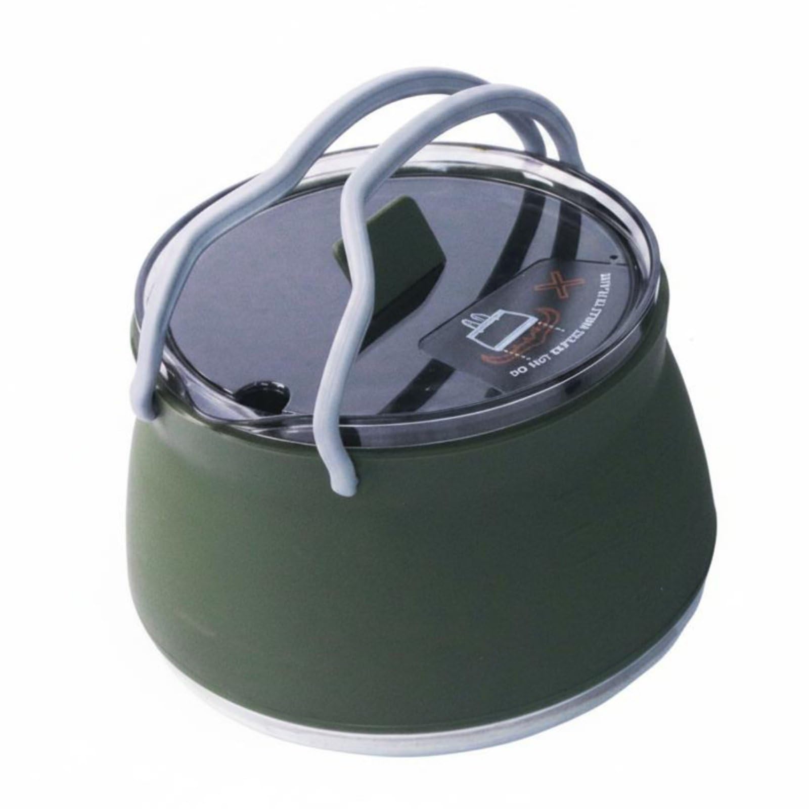 Collapsible Kettle Compact Size Silicone Kettle Easy to Store Collapsible Water Pot for Travel, Dark Green | Sporting Goods | Outdoor Sports | Camping & Hiking-image-22