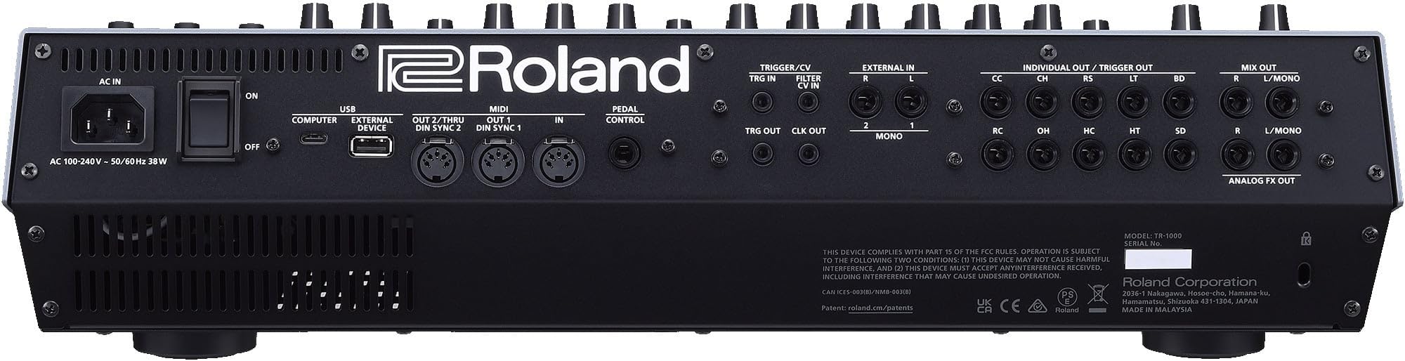 Amazon | リズムマシン ROLAND TR-1000 RHYTHM CREATOR TR-808/TR-909 
