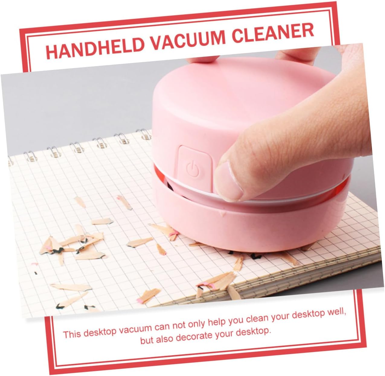 DOITOOL Mini Handheld Vacuum Cleaner Desk Vacuum for Office Portable Electronic Cleaner Multi-Function Table Sweeper Practical