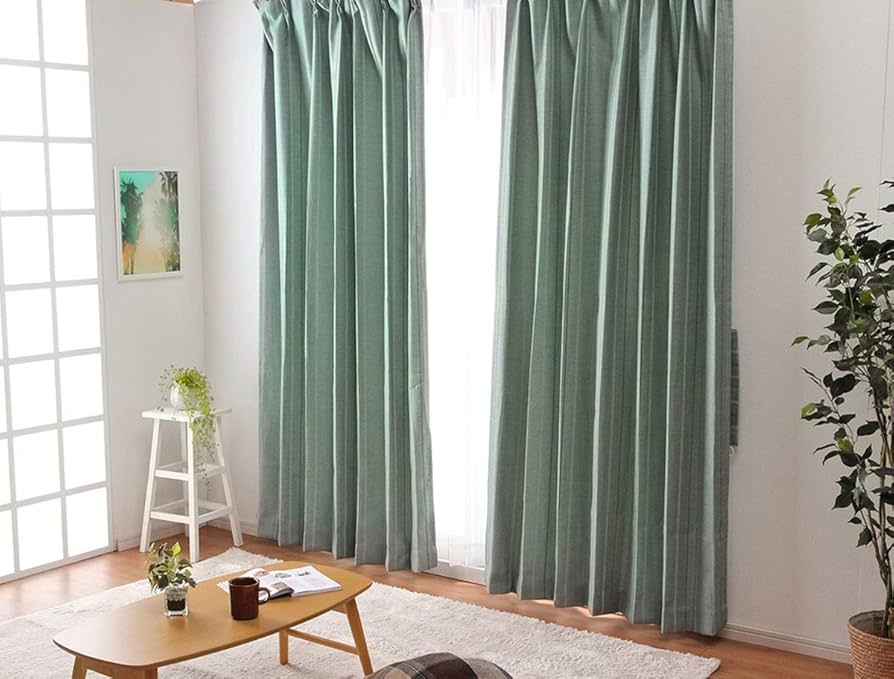 Amazon｜カーテン 4枚セット 遮光 遮熱 保温 UVカット ミラー加工