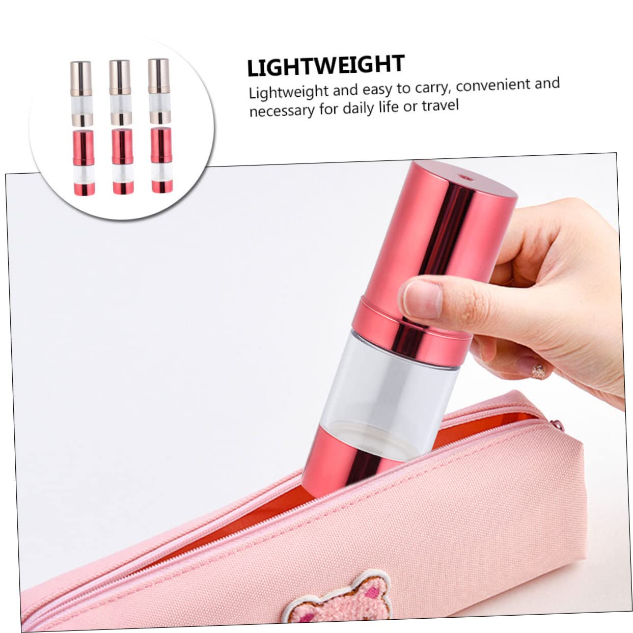 MAGICLULU 12 Pz Flacone Per Lozione Contenitore Da Viaggio Cosmetico Bottiglie Da Viaggio Shampoo Trasparente Flacone Per Cosmetici Sciampo Rosso Pacchetto Campione Plastica Viaggiare