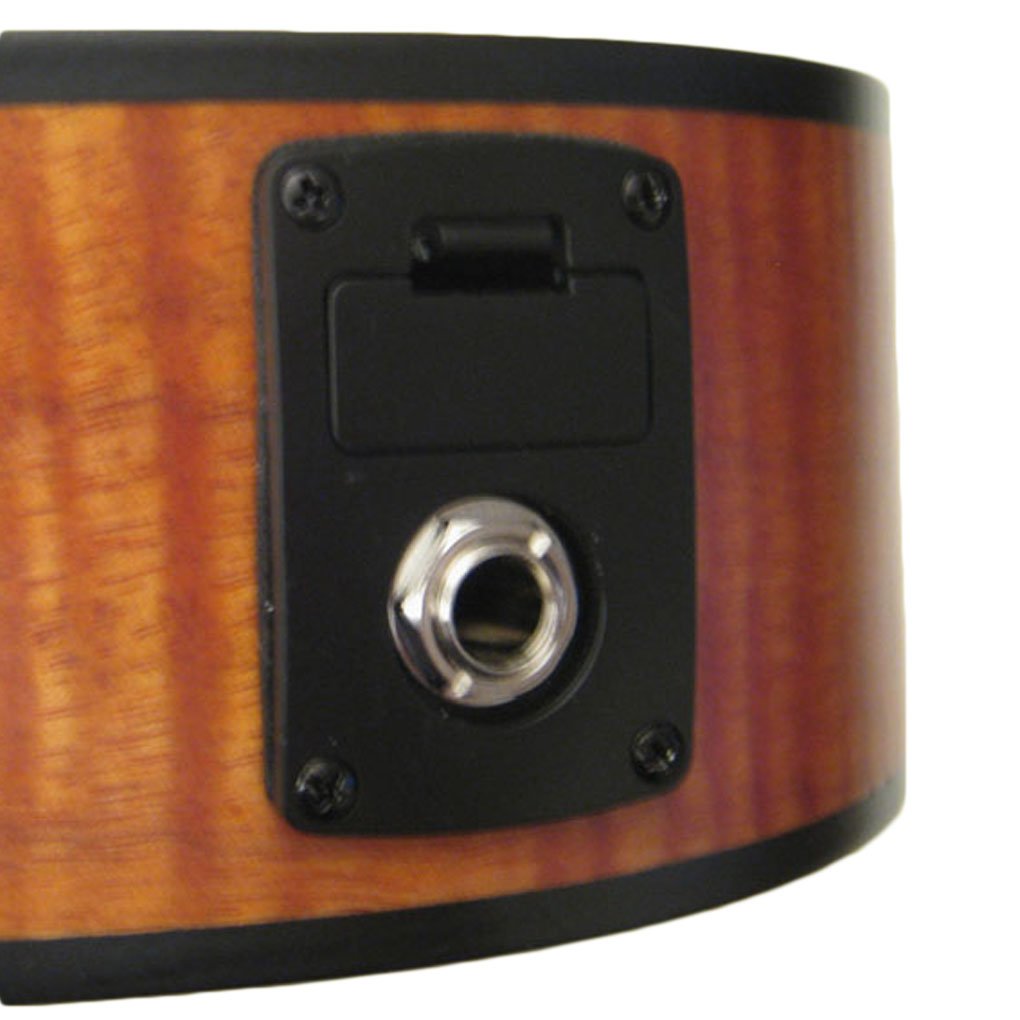 Kala Ka-seme exotique électro-acoustique Ukulélé soprano en acajou – Construit dans EQ et accordeur