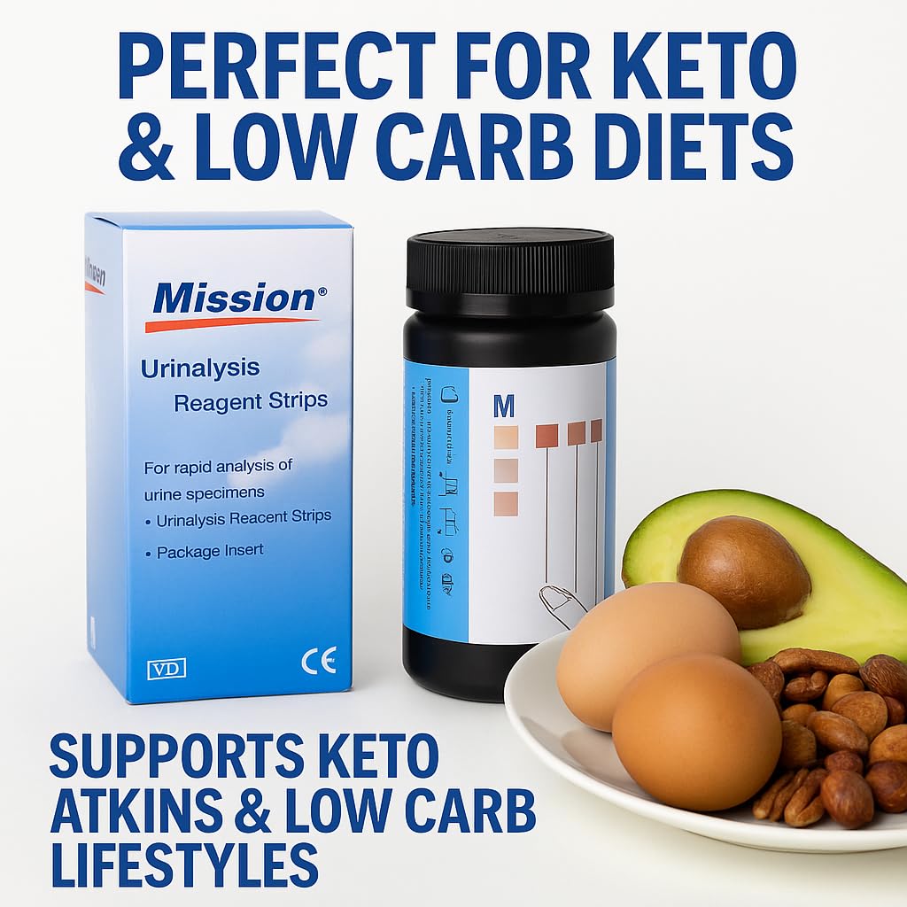 Ketone Teststreifen für Low Carb Keto Diät 100 Streifen Messen Fettverbrennung Ketose Level