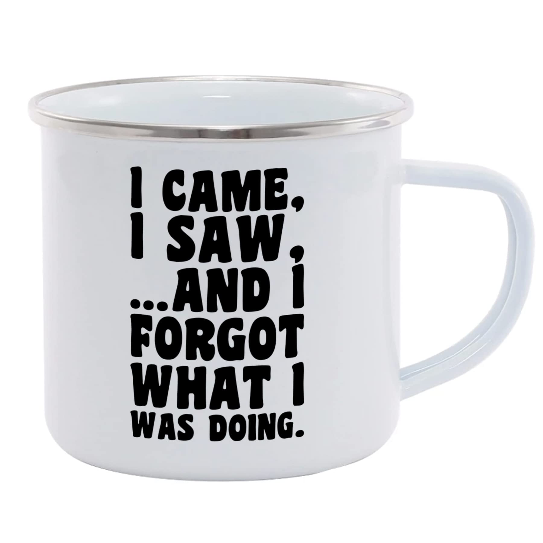 Hippowarehouse I Came I Saw and I Forgot What I was Doing Printed Mug Various Colour Options Ceramic Cup Kitchenware 11oz