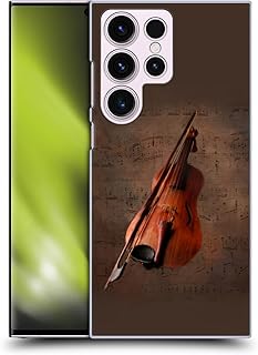 Head Case Designs Officially Licensed Simone Gatterwe Violin Vintage and Steampunk Hard Back Case Compatible with Samsung Galaxy S23 Ultra 5G