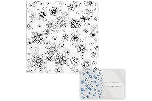 Christmas Snowflake Background Clear Stamps for Card Making