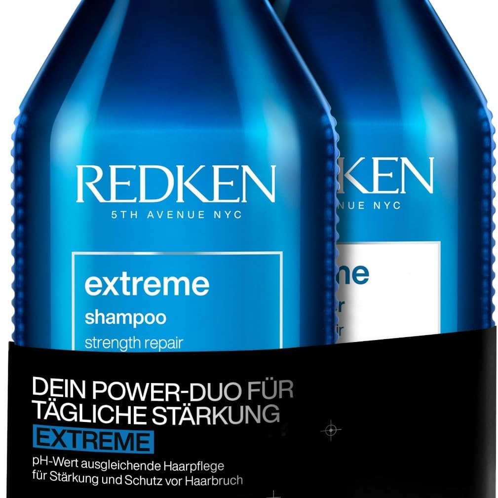 Redken Extreme Pflegeset: Shampoo & Spülung gegen Haarbruch & Spliss